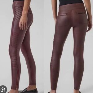 ATHLETA M Delancy Gleam Moto Tights